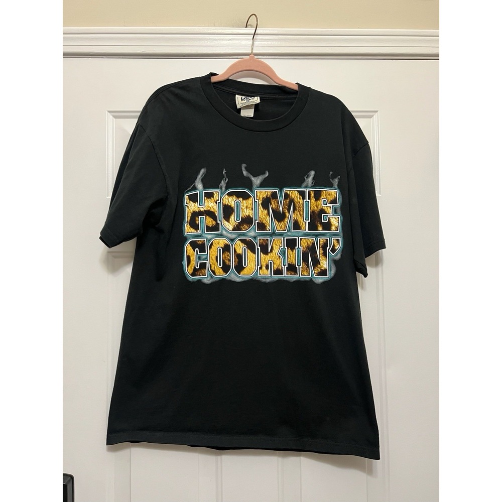 Vintage 1999 Jacksonville Jaguars Home Cookin Playoff Shirt Mens Large Lee Sport